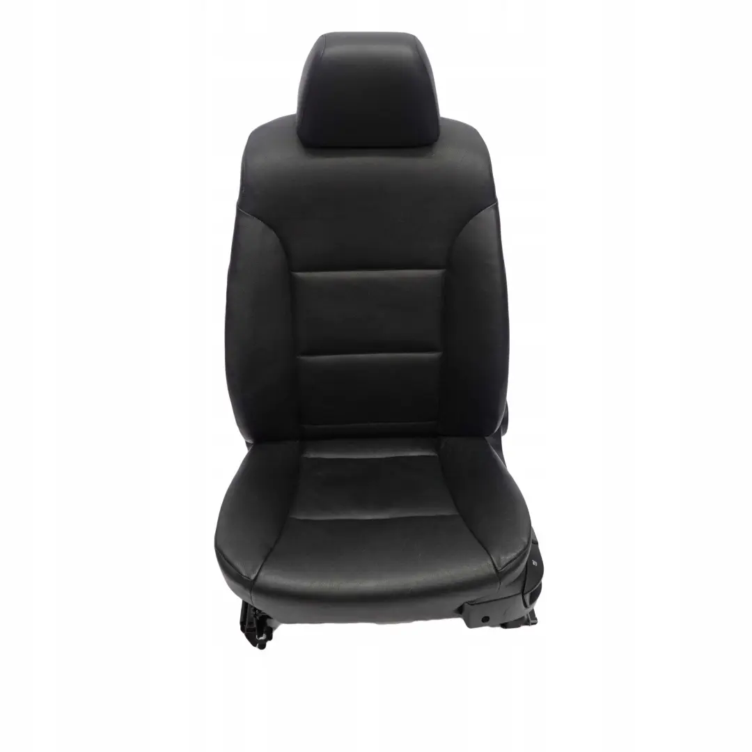 Leather Front Left N/S Seat Passenger Side to BMW 5 Series E60 E61 Black with Part number 7249321 BMW 5 Series E60 E61 Black Leather Front Left N/S Seat Passenger Side - SKU rhd-7249321-3 - Part number 7249321