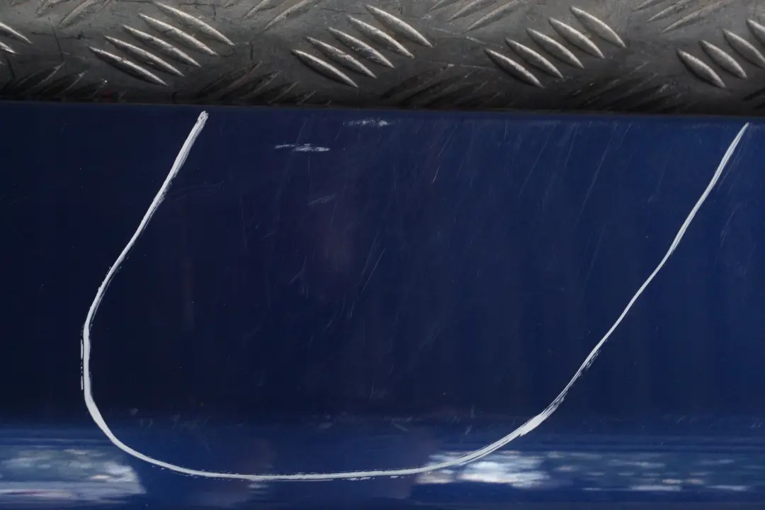 Sill Strip Side Skirt Right O/S Montegoblau Blau Blue to BMW 3 Series 4 E90 E91 with Part number 0032950 BMW 3 Series 4 E90 E91 Sill Strip Side Skirt Right O/S Montegoblau Blau Blue - SKU 0032950-MTB4 - Part number 0032950