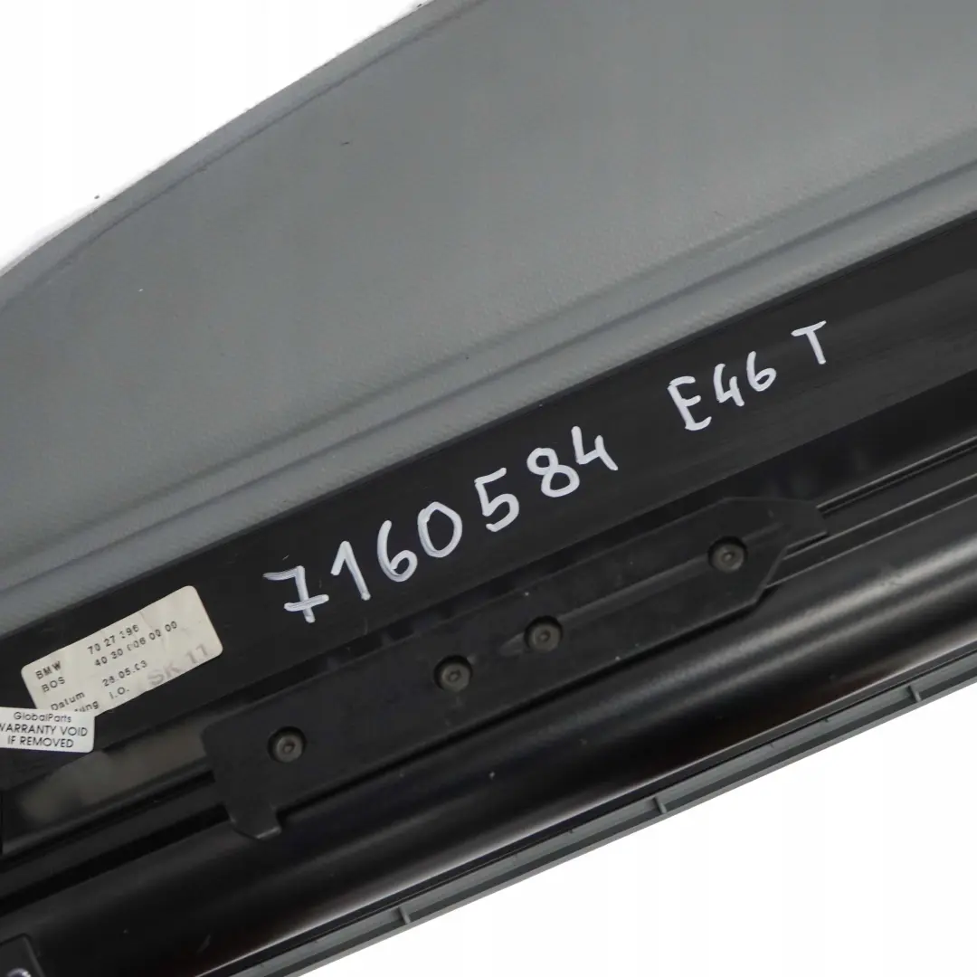 Combination Roller Blind Parcel Shelf Grey 7027396 to BMW 3 Series E46 Touring with Part number 7160584 BMW 3 Series E46 Touring Combination Roller Blind Parcel Shelf Grey 7027396 - SKU 7160584 - Part number 7160584