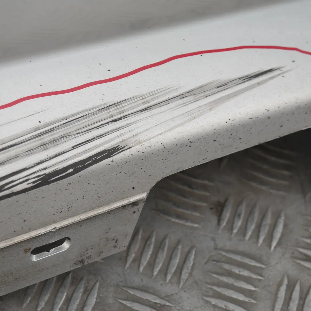 BMW E87 LCI Listello Portiera Apertura Gonna Destra Argento-Titanio - SKU 0036144-TS9 - Numero di parte 51770036144
