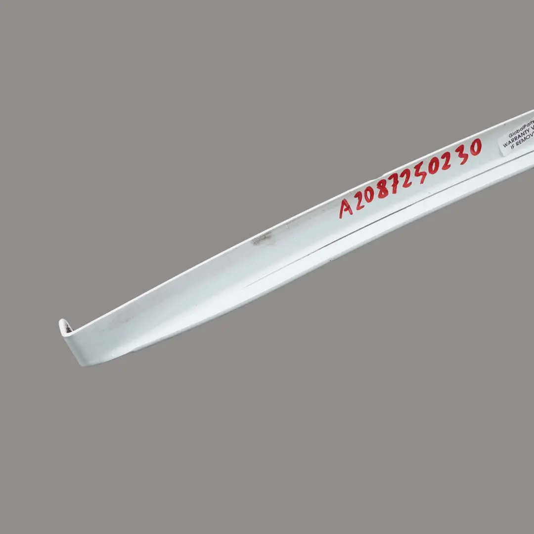 Mercedes-Benz CLK W208 Front Right Door O/S Window Guide Rail Strip to with Part number A2087250230 Mercedes-Benz CLK W208 Front Right Door O/S Window Guide Rail Strip - SKU A2087250230 - Part number A2087250230