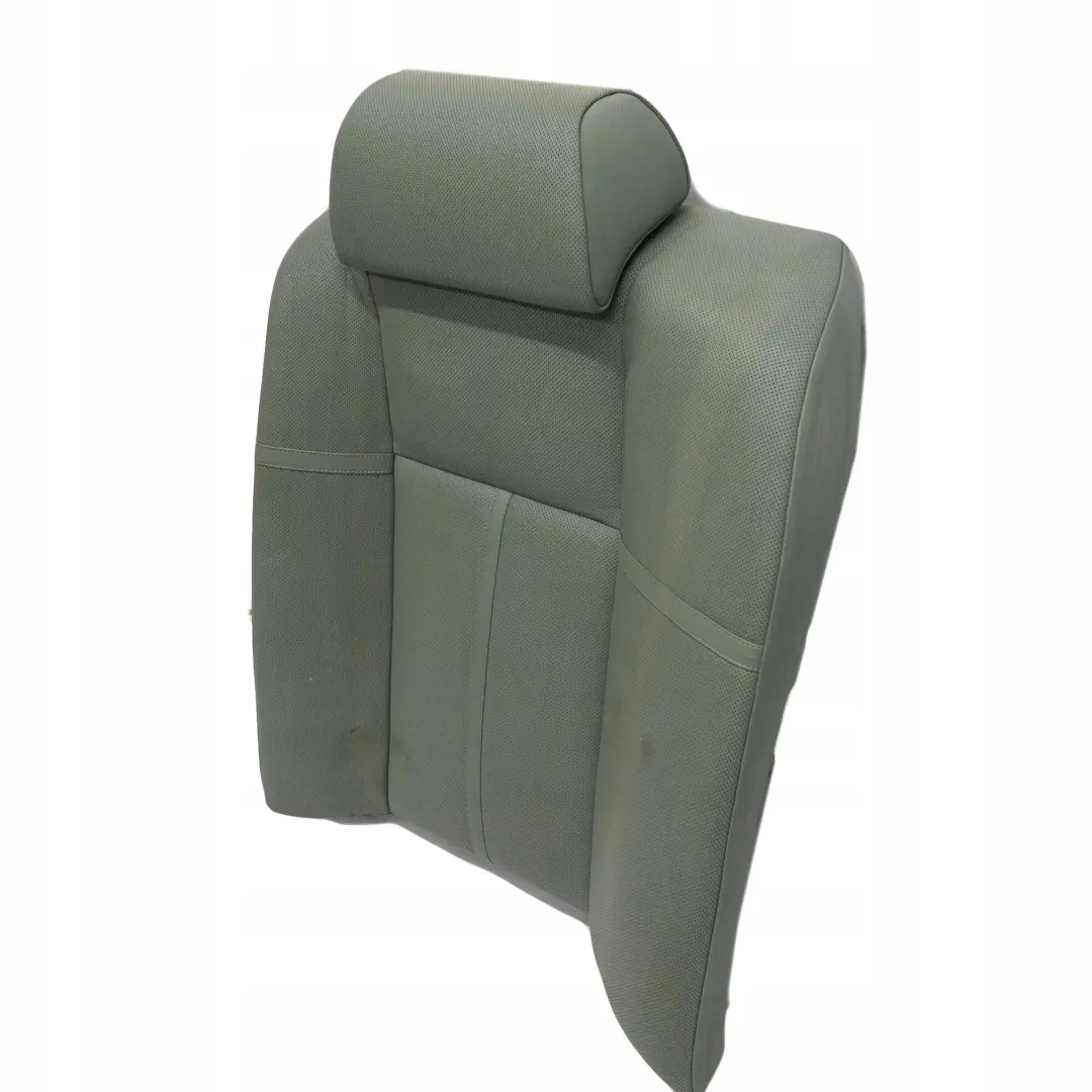 Left N/S Backrest Cover Climate Leather Nasca Green to BMW 7 E65 E66 Rear Seat with Part number 7146179 BMW 7 E65 E66 Rear Seat Left N/S Backrest Cover Climate Leather Nasca Green - SKU 7146179 - Part number 7146179