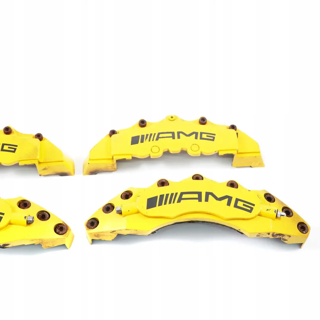  Mercedes-Benz Clase C W204 AMG Freno Delantero Trasero Cubre Juego Amarillo - SKU AMG Brake Calipers - Número de pieza AMG Brake Calipers