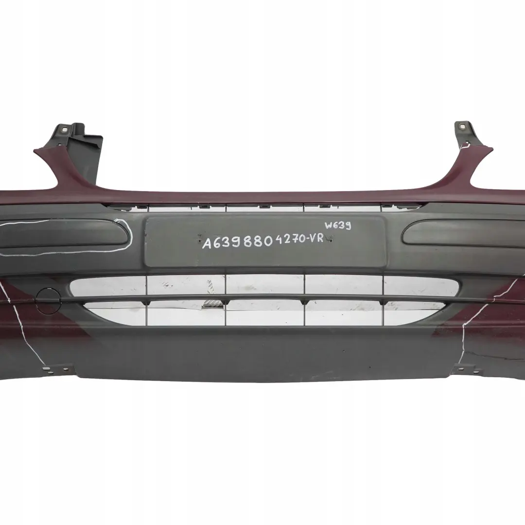 Mercedes-Benz Vito W639 Front Bumper Trim Panel Velvet Red - 3583 to with Part number A6398804270 Mercedes-Benz Vito W639 Front Bumper Trim Panel Velvet Red - 3583 - SKU A6398804270-VR - Part number A6398804270