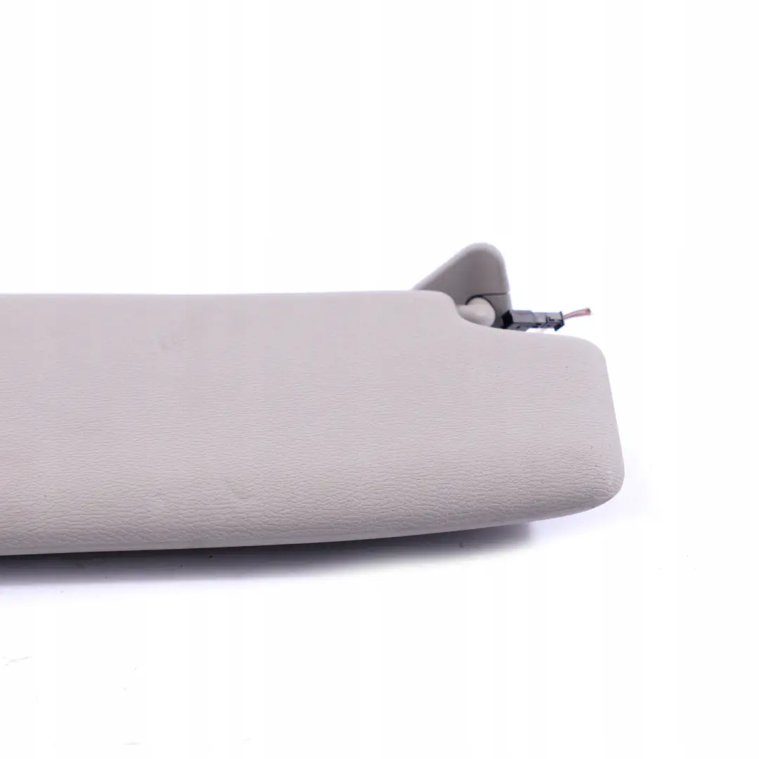 BMW 7 E65 E66 1 Sun Visor Lamp Light Cover Left N/S Leather Steingrau Grey - SKU 7017791-1 - Part number 7017791