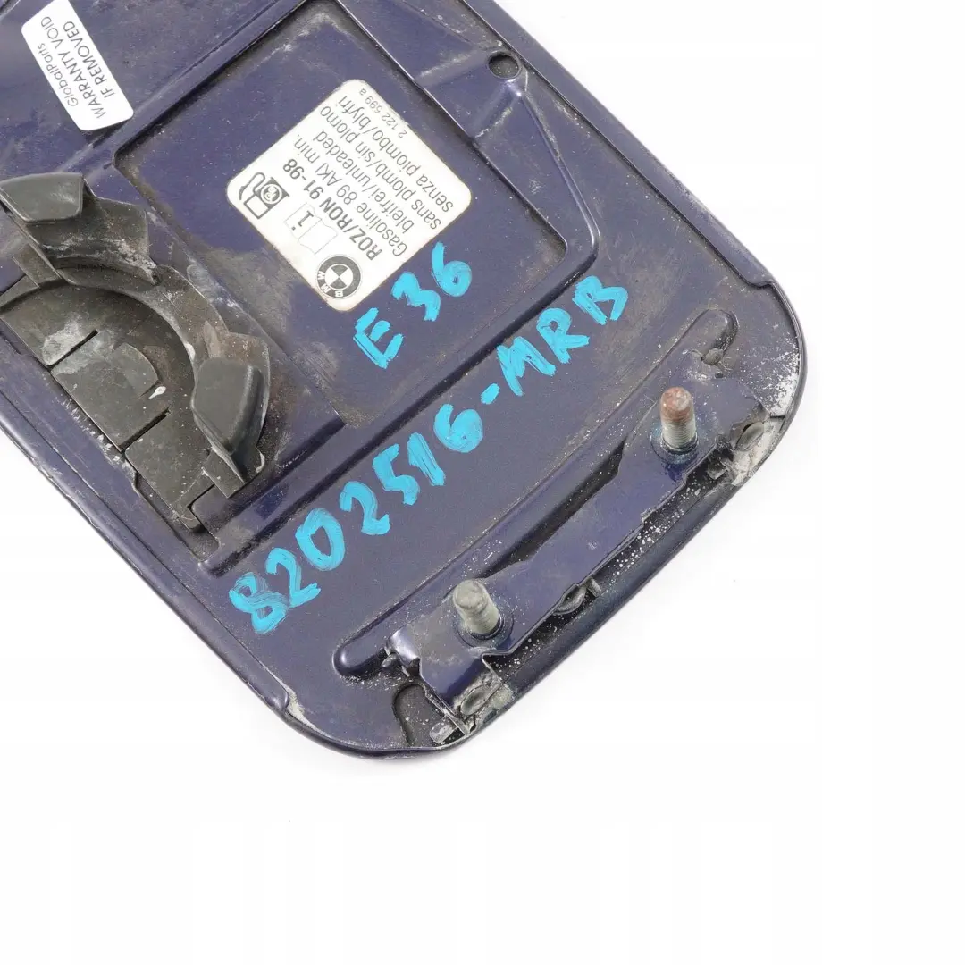 BMW E36 Klapka wlewu paliwa Compact Montreal Blue - SKU 8202516-MRB - Numer Części 8202516