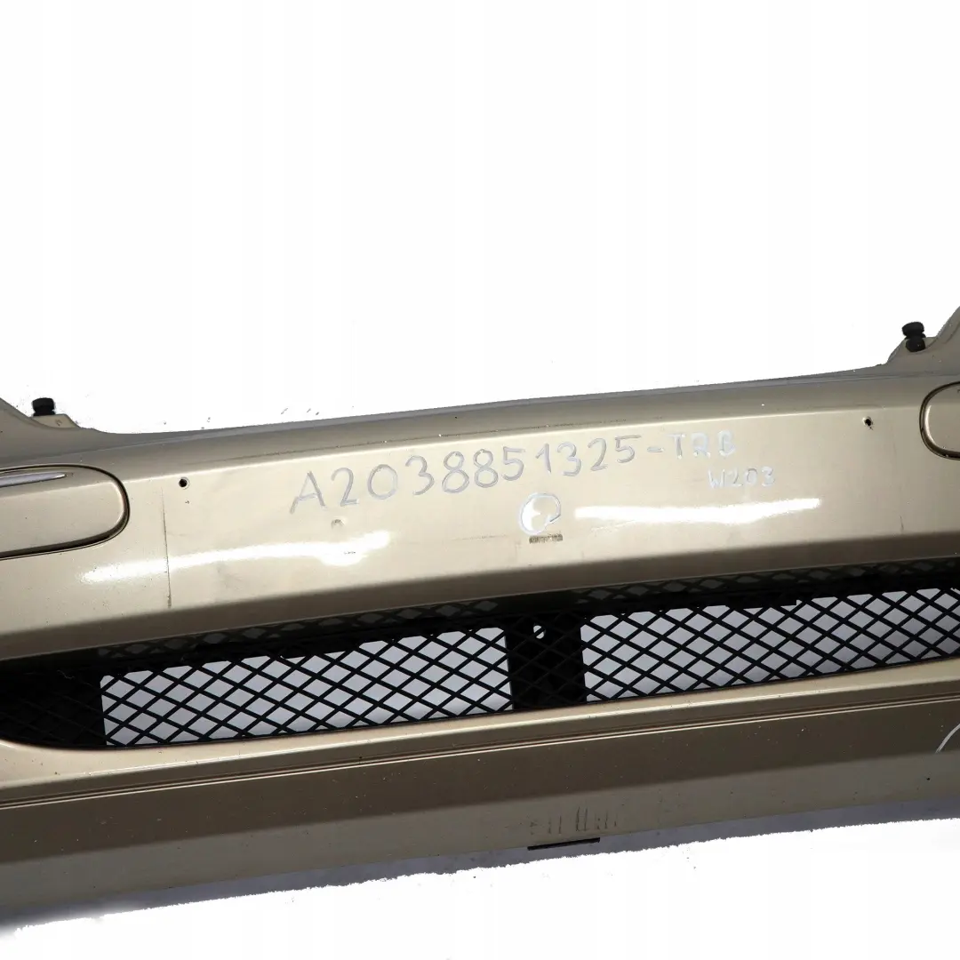 Mercedes-Benz C-Class W203 Front Bumper Trim Panel Travertine Beige - 693 to with Part number A2038851325 Mercedes-Benz C-Class W203 Front Bumper Trim Panel Travertine Beige - 693 - SKU A2038851325-TRB - Part number A2038851325