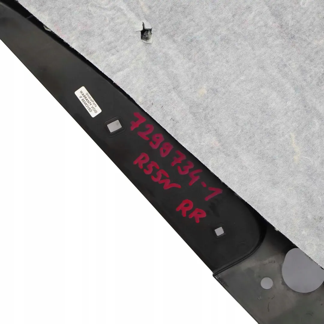 Mini Clubman R55 LCI Lateral Side Trim Panel Rear Right O/S Carbon Black Piano - SKU 7299734-1 - Part number 7299734