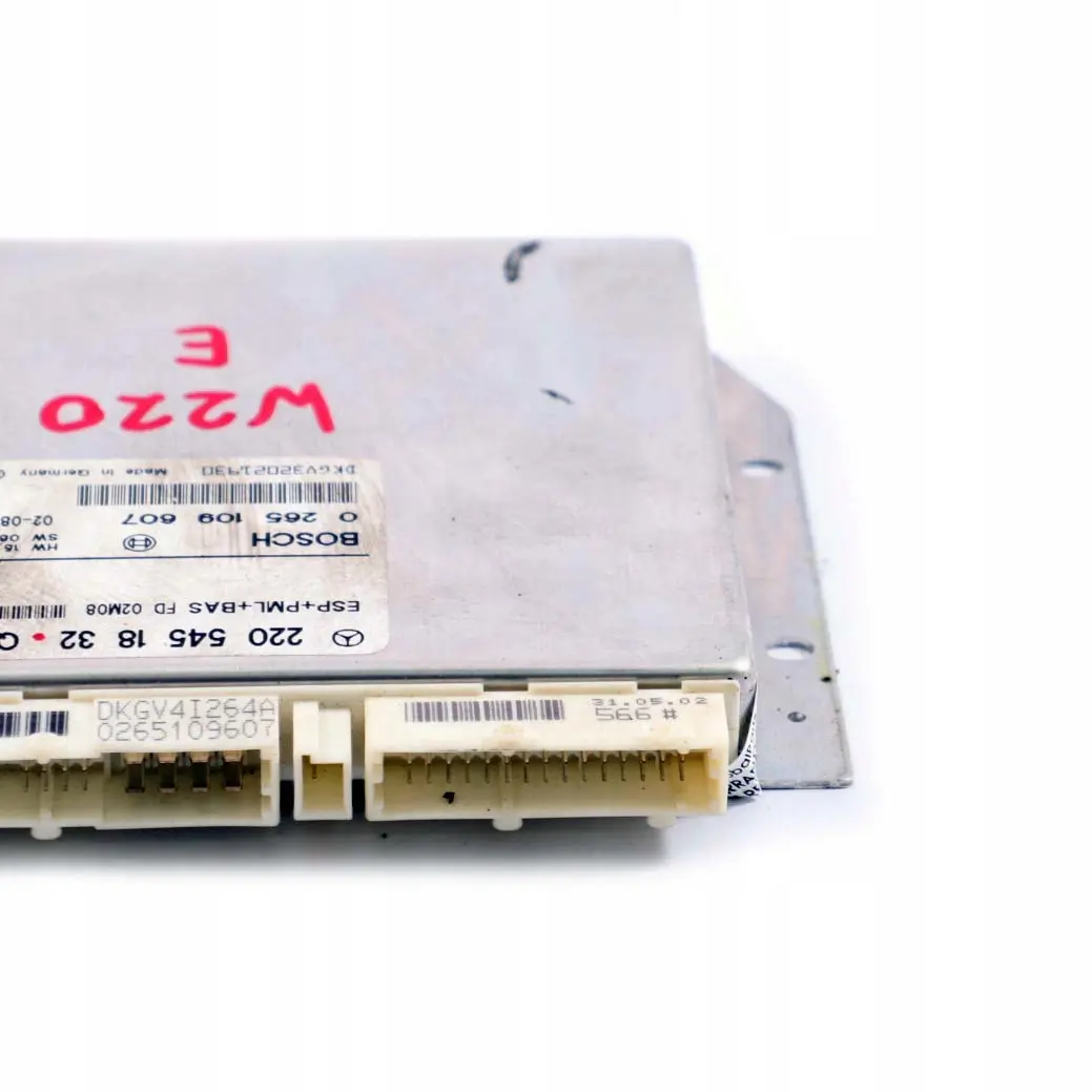Mercedes-Benz S-Klasse W220 ESP PML BAS Steuergerät ECU Modul für mit Teilenummer A2205451832 Mercedes-Benz S-Klasse W220 ESP PML BAS Steuergerät ECU Modul - SKU A2205451832 - Teilenummer A2205451832