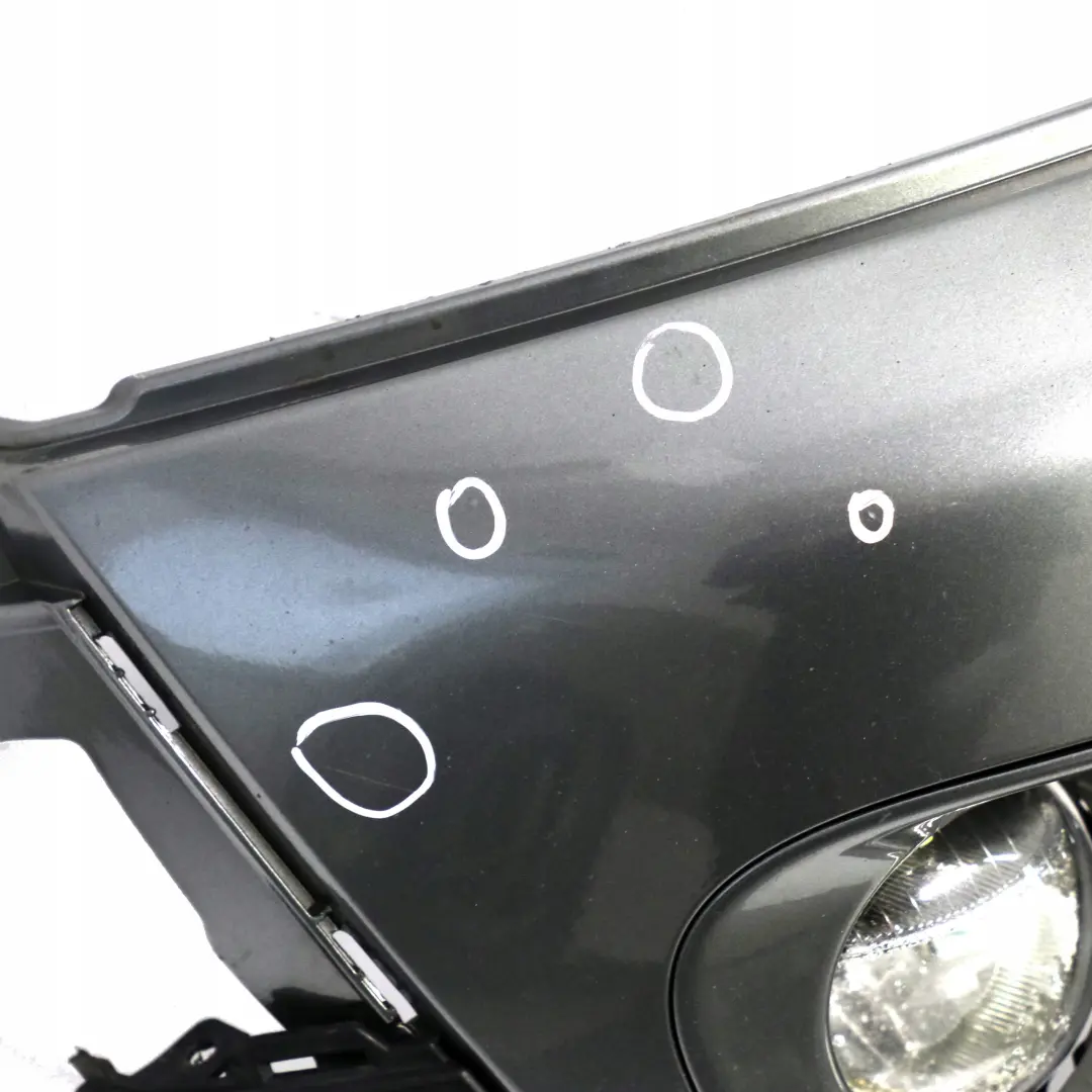 Complete Front Bumper Trim Panel Dark Silver to BMW Mini Cooper 8 S R55 R56 R57 with Part number 0430242 BMW Mini Cooper 8 S R55 R56 R57 Complete Front Bumper Trim Panel Dark Silver - SKU 0430242-DS8 - Part number 0430242