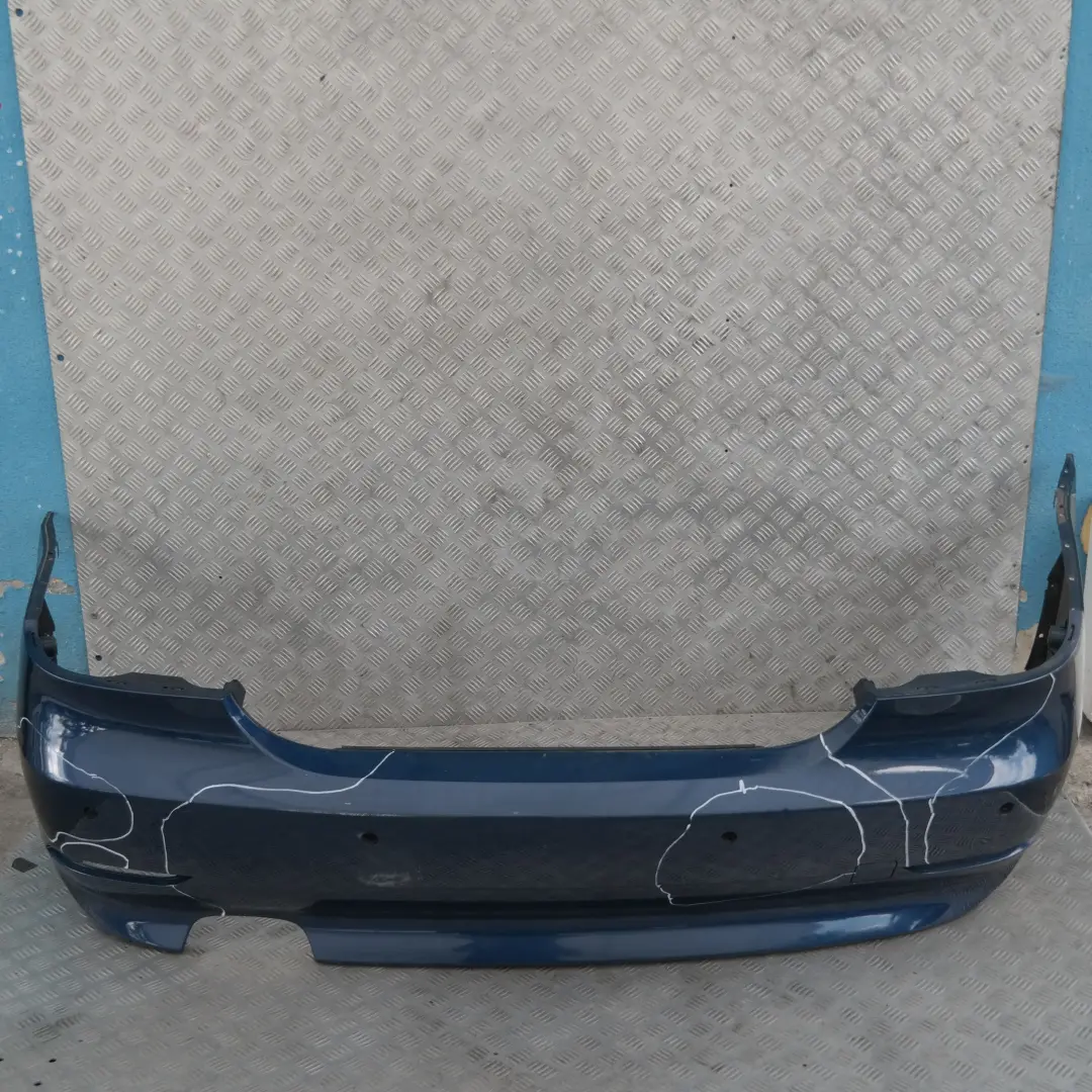 BMW 5 SERIES E60 Saloon Rear Bumper PDC Mysticblau Mystic Blue Metallic A07 - SKU 0149318-MYS1 - Part number 149318