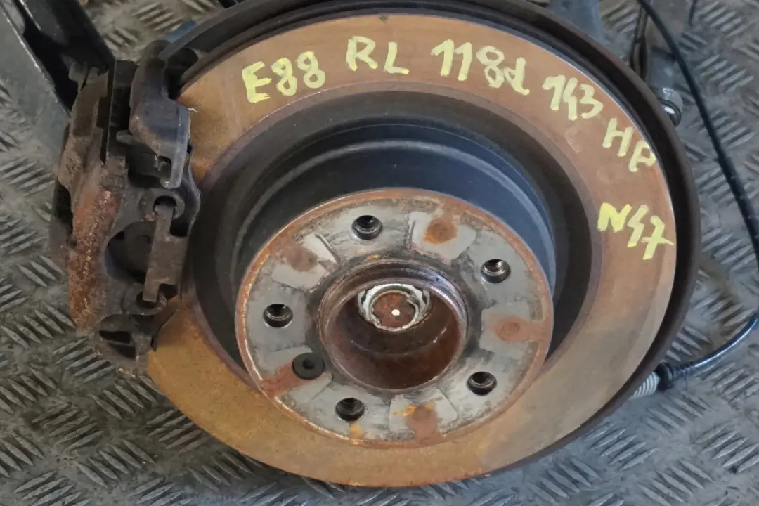 N47 Rear Left N/S Suspension Leg Axle Brake Disc to BMW 1 Series E88 Cabrio 118d with Part number 6774809 BMW 1 Series E88 Cabrio 118d N47 Rear Left N/S Suspension Leg Axle Brake Disc - SKU 6774809-2 - Part number 6774809
