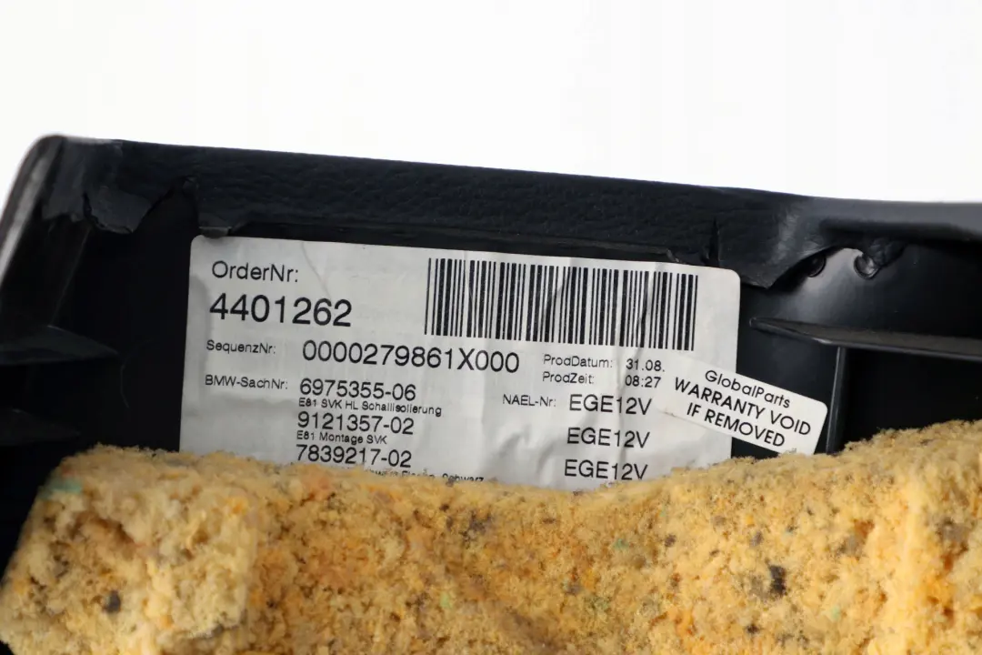 Carenage Lateral Tissu Arriere Gauche Point D'eclair Noir pour BMW 1 Serie E81 2 à propos du numéro de pièce 7839217 BMW 1 Serie E81 2 Carenage Lateral Tissu Arriere Gauche Point D'eclair Noir - SKU 7839217-2 - Numéro de pièce 7839217