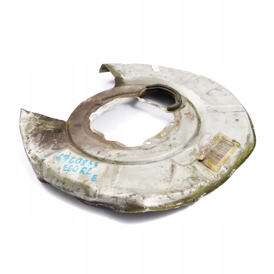 BMW 5 6 Serie E60 E63 E64 Garde-Boue Couvercle Arriere Gauche Freins - SKU 6760853 - Numéro de pièce 6760853