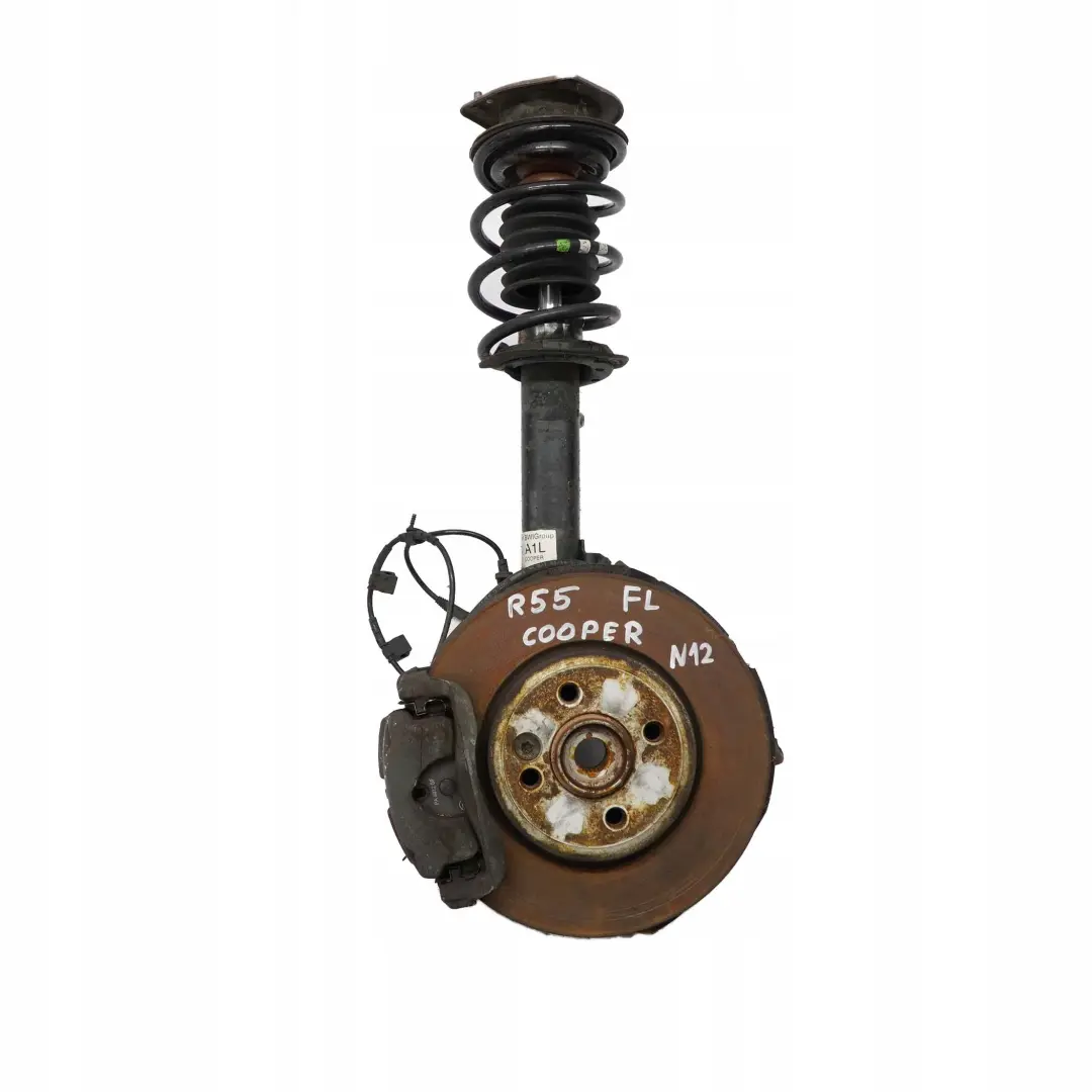 Suspension Delantera Izquierda Spring Strut Leg Brake para Mini R55 Clubman N12 1 con número de pieza 6781903 Mini R55 Clubman N12 1 Suspension Delantera Izquierda Spring Strut Leg Brake - SKU 6781903-1 - Número de pieza 6781903