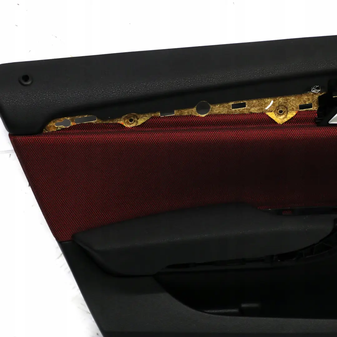 BMW X1 E84 Front Door Card Lining Trim Left N/S Fabric Cloth Vermilion Red - SKU 7320191 - Part number 7320191