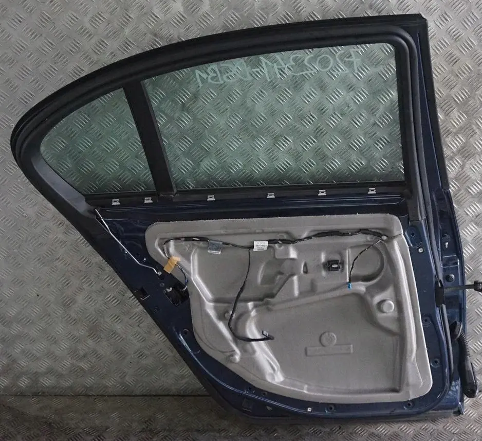 BMW 5 Series E60 1 Rear Left Door N/S Tiefseeblau Deep Sea Blue Metallic - A76 - SKU 7202341-DSB1 - Part number 7202341