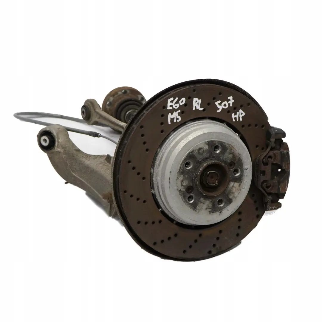 Left N/S Suspension Hub Leg Brake Caliper Disc to BMW 5 Series E60 M5 Rear with Part number 2282959 BMW 5 Series E60 M5 Rear Left N/S Suspension Hub Leg Brake Caliper Disc - SKU 2282959-1 - Part number 2282959