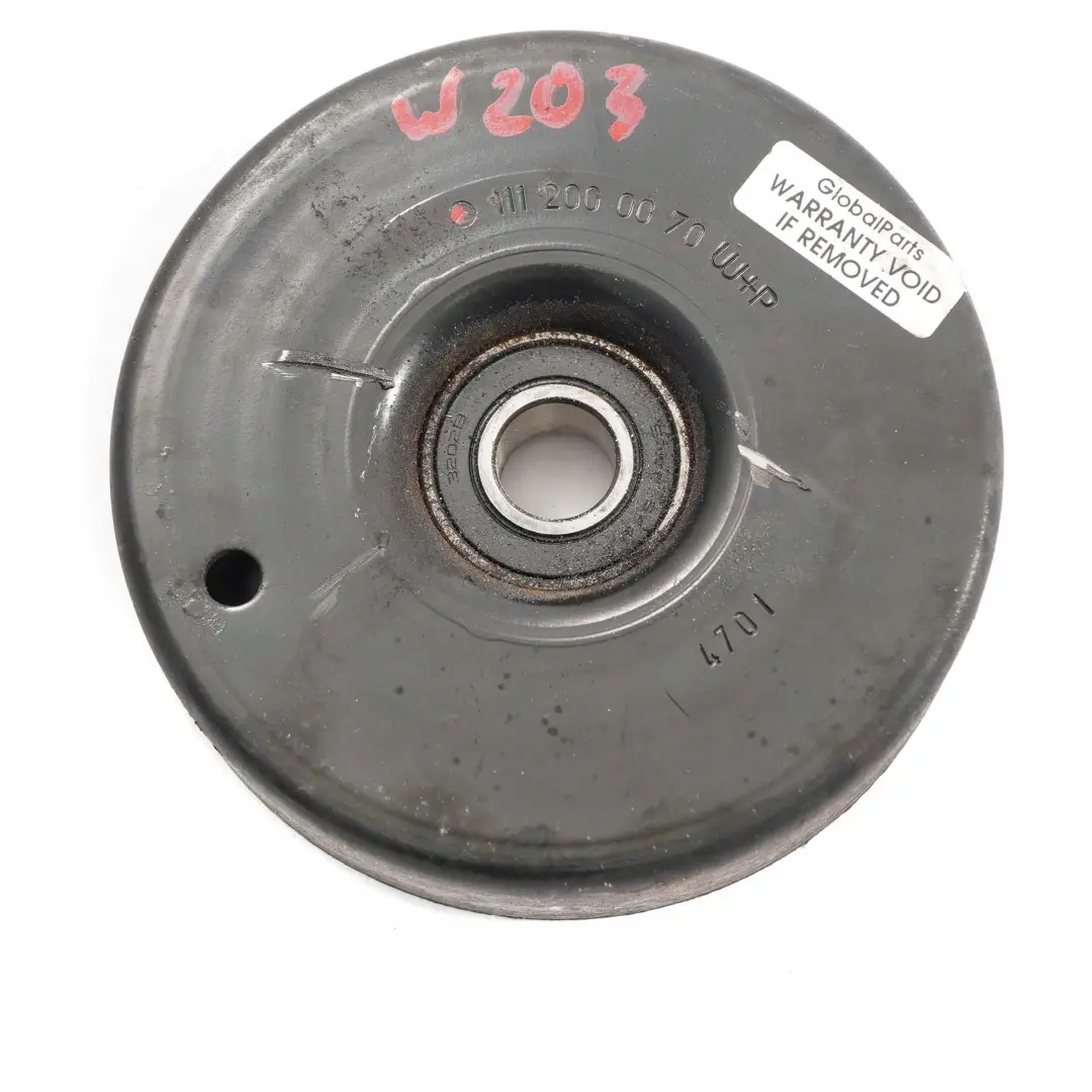  Mercedes-Benz C E W202 W203 W210 M111 Engine Belt Tensioner Pulley - SKU A1112000070 - Part number A1112000070