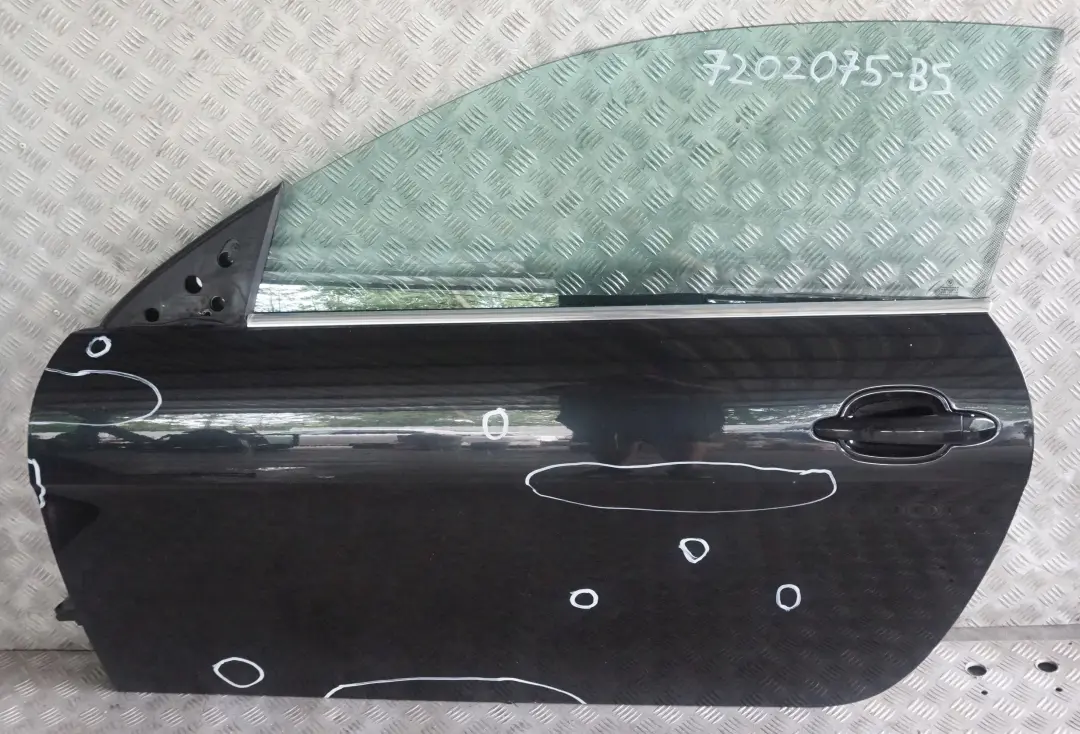 Genuine BMW 6 Series E63 E64 Door Front Left N/S Black Sapphire Metallic - 475 to with Part number 7202075 Genuine BMW 6 Series E63 E64 Door Front Left N/S Black Sapphire Metallic - 475 - SKU 7202075-BS - Part number 7202075