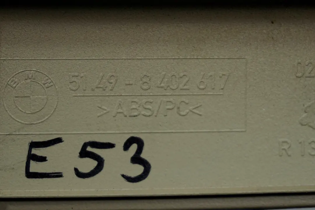  *BMW X5 er E53 Verkleidung Heckklappe Hinten Links Innen Pastellgrün - SKU 8266651 - Teilenummer 8266651