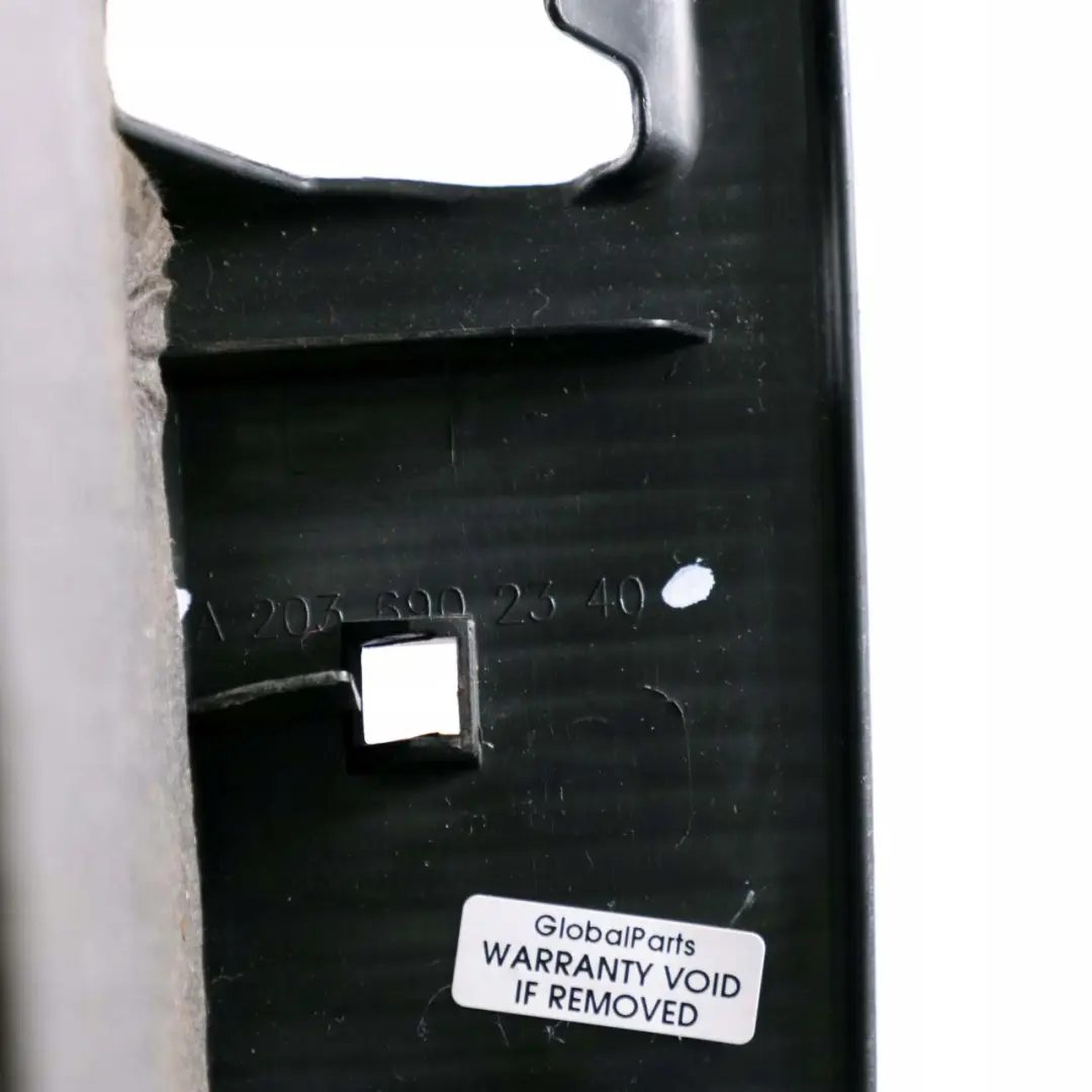 Mercedes Benz CLC CL203 Boot Trunk Floor Interior Loading Edge Trim Panel - SKU A2036902340 - Número de pieza A2036902340