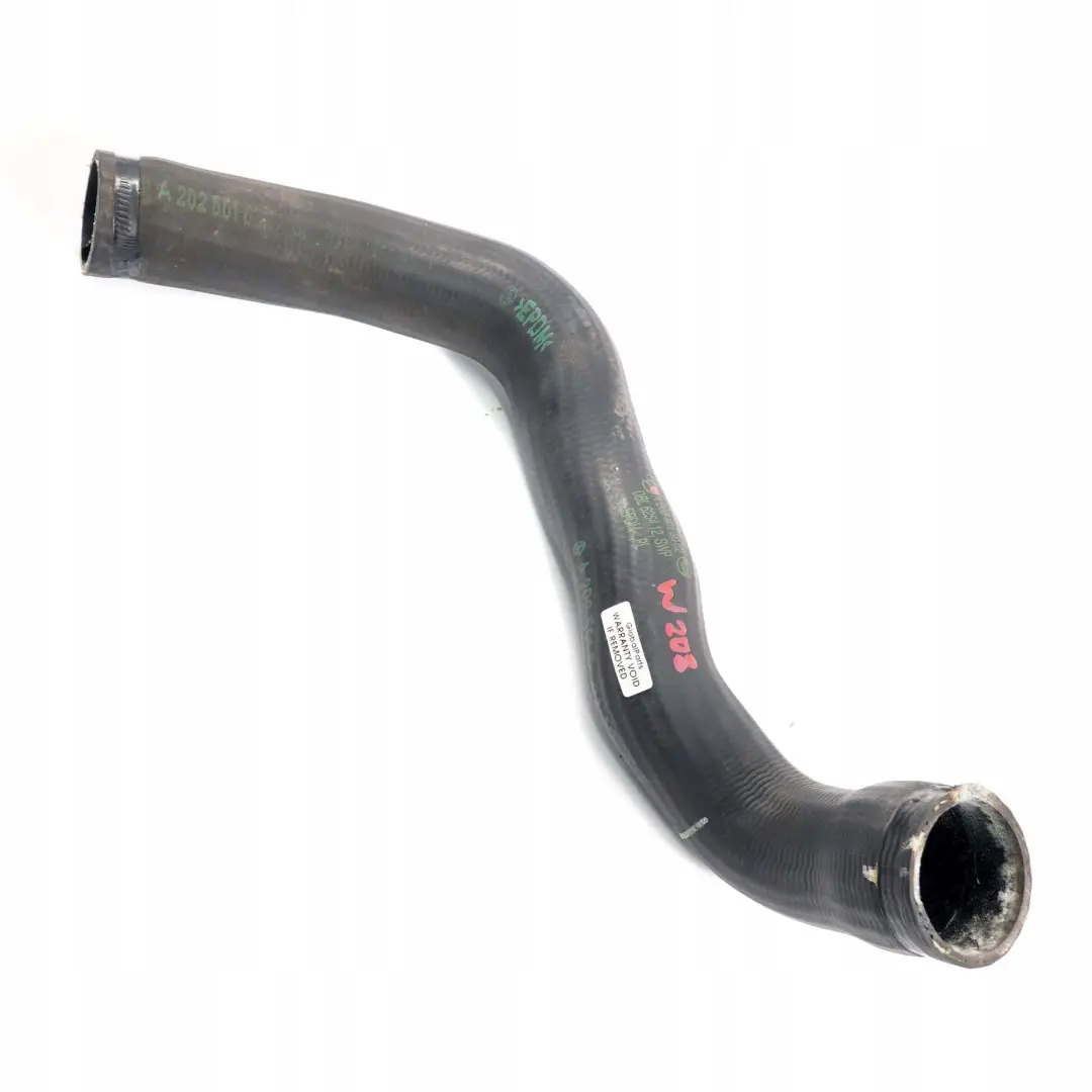 Mercedes-Benz W202 W208 Heat Exchanger Water Coolant Hose Pipe to with Part number A2025015082 Mercedes-Benz W202 W208 Heat Exchanger Water Coolant Hose Pipe - SKU A2025015082 - Part number A2025015082