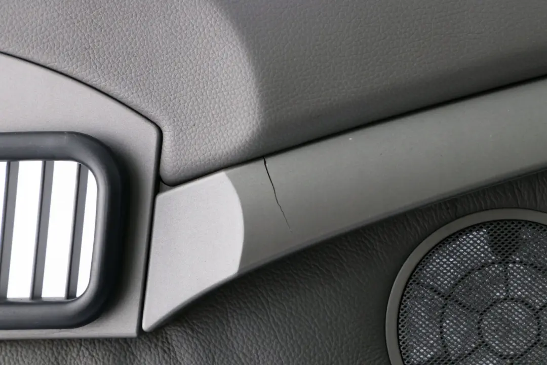 BMW 7 Series E65 Rear Right O/S Door Card Grey Leather Lining Trim Panel - SKU 7038710 - Part number 7038710