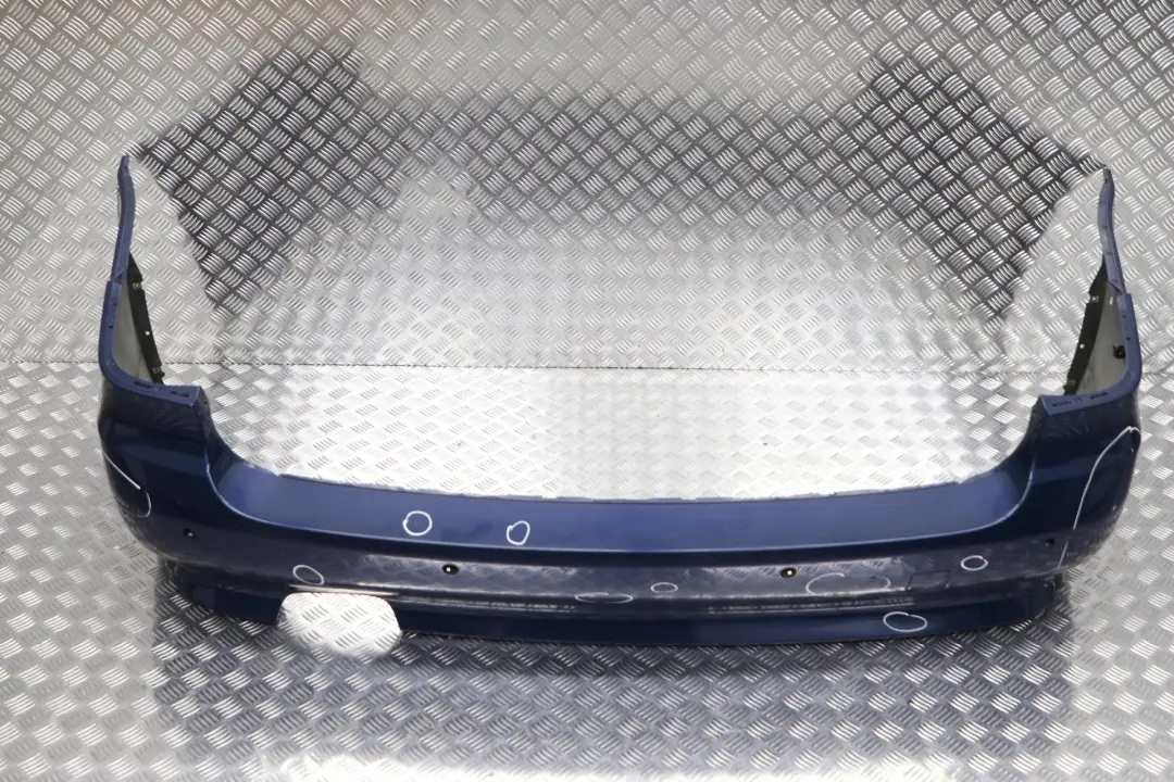 Bumper Trim Panel PDC Mysticblau Blue Metallic to BMW 5 Series E61 Touring Rear with Part number 0306983 BMW 5 Series E61 Touring Rear Bumper Trim Panel PDC Mysticblau Blue Metallic - SKU 0306983-MYS - Part number 0306983