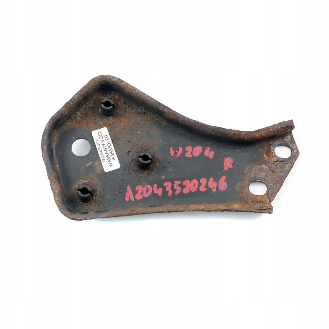  Mercedes-Benz C E Class W204 W212 Rear Subframe Right O/S Mount Plate Bracket - SKU A2043520246 - Part number A2043520246