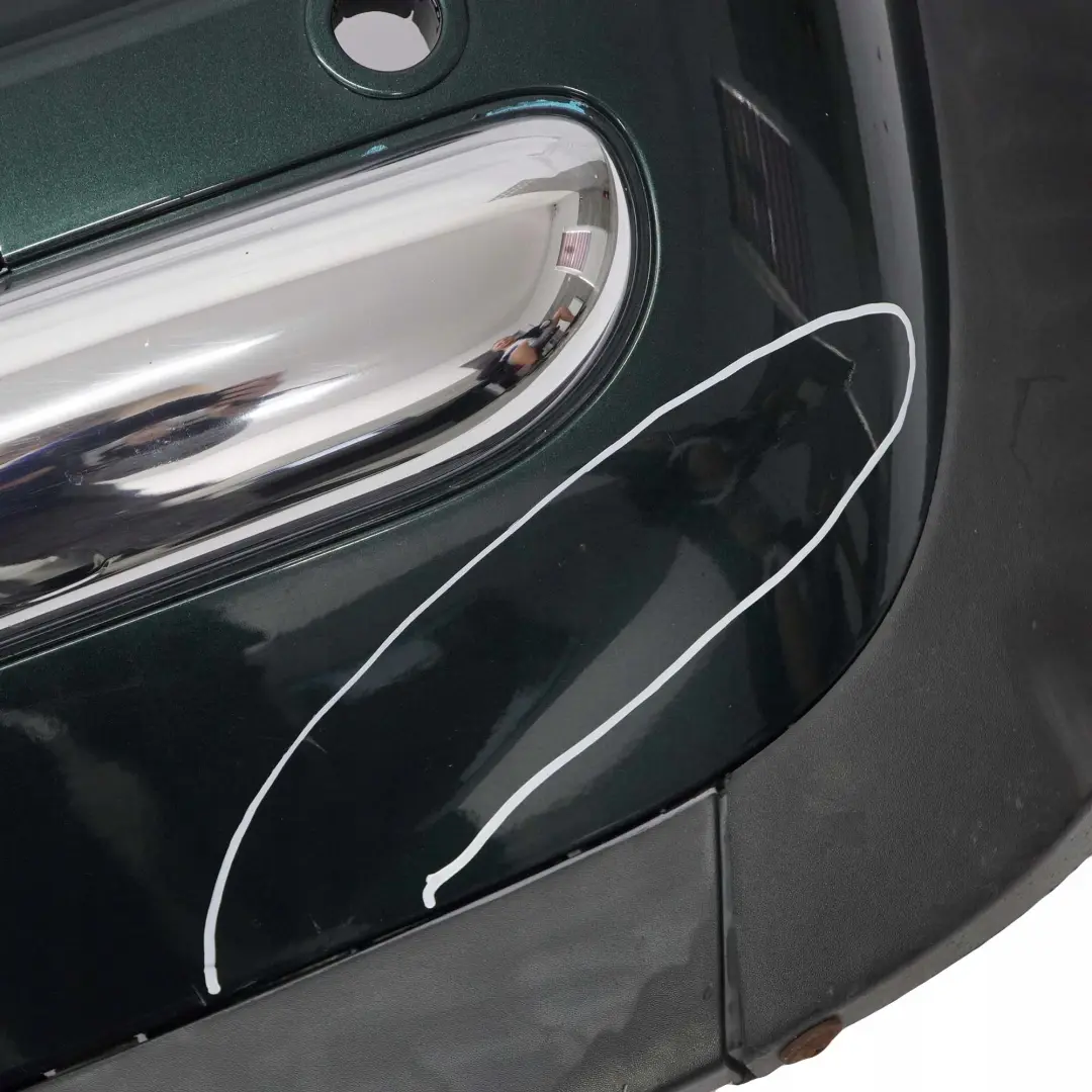 Bumper Panel PDC British Racing Green Metallic - 895 to BMW Mini Cooper R50 Rear with Part number 0029928 BMW Mini Cooper R50 Rear Bumper Panel PDC British Racing Green Metallic - 895 - SKU 0029928-BRG - Part number 0029928