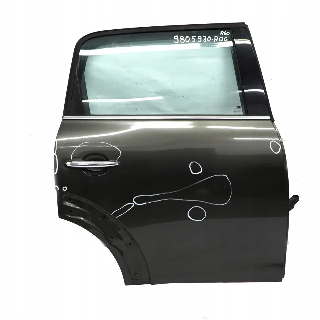 BMW Mini Countryman R60 Porte Arrière Droite Gris Royal Métallisé - A48 - SKU 9805930-ROG - Numéro de pièce 9805930