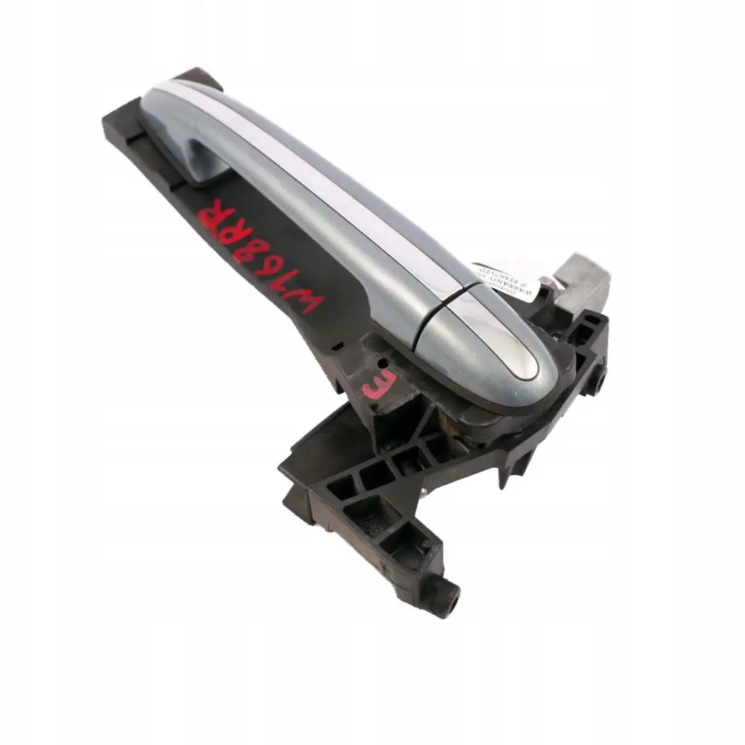 Mercedes-Benz Clase A W168 Puerta Trasera Derecha Tirador Gris Cumulus - 757 para con número de pieza A1687601634 Mercedes-Benz Clase A W168 Puerta Trasera Derecha Tirador Gris Cumulus - 757 - SKU A1687601634-CUG - Número de pieza A1687601634