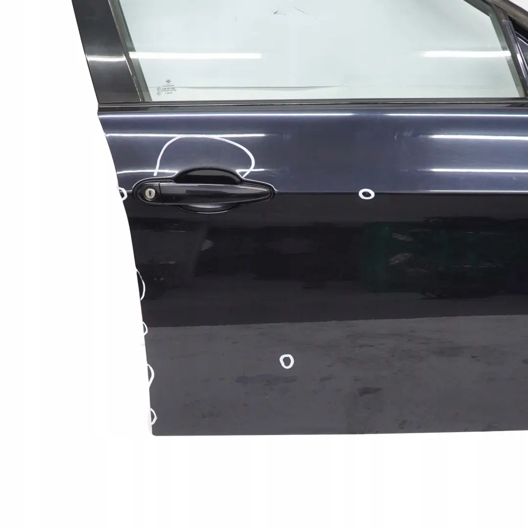 BMW E90 E91 Porta Anteriore Destra Nero Carbone Nero Metallizzato - 416 - SKU 7203644-CAR - Numero di parte 7203644