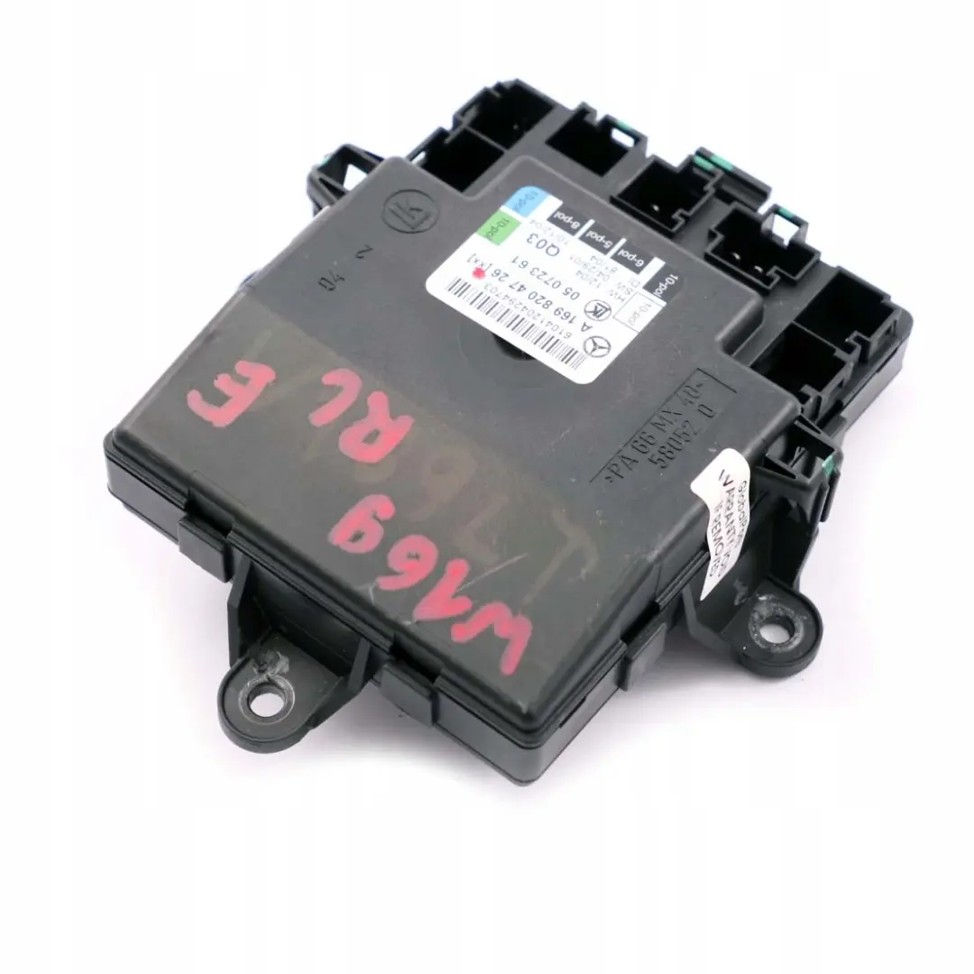 Puerta Trasera Izquierda Modulo Unidad De Control para Mercedes W169 con número de pieza A1698204726 Mercedes W169 Puerta Trasera Izquierda Modulo Unidad De Control - SKU A1698204726 - Número de pieza A1698204726