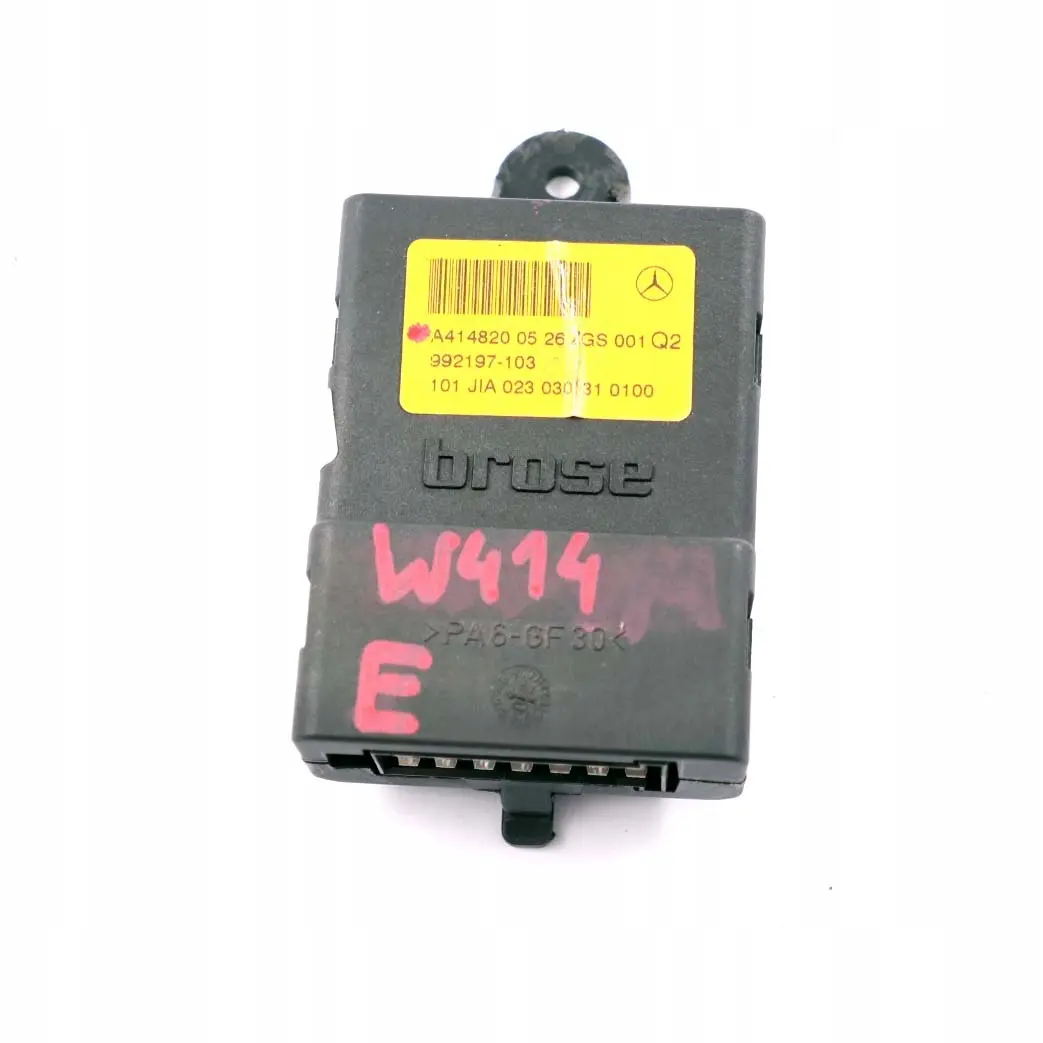 W414 Tür Vorne Links Rechts Steuergerät ECU für Mercedes Vaneo mit Teilenummer A4148200526 Mercedes Vaneo W414 Tür Vorne Links Rechts Steuergerät ECU - SKU A4148200526 - Teilenummer A4148200526