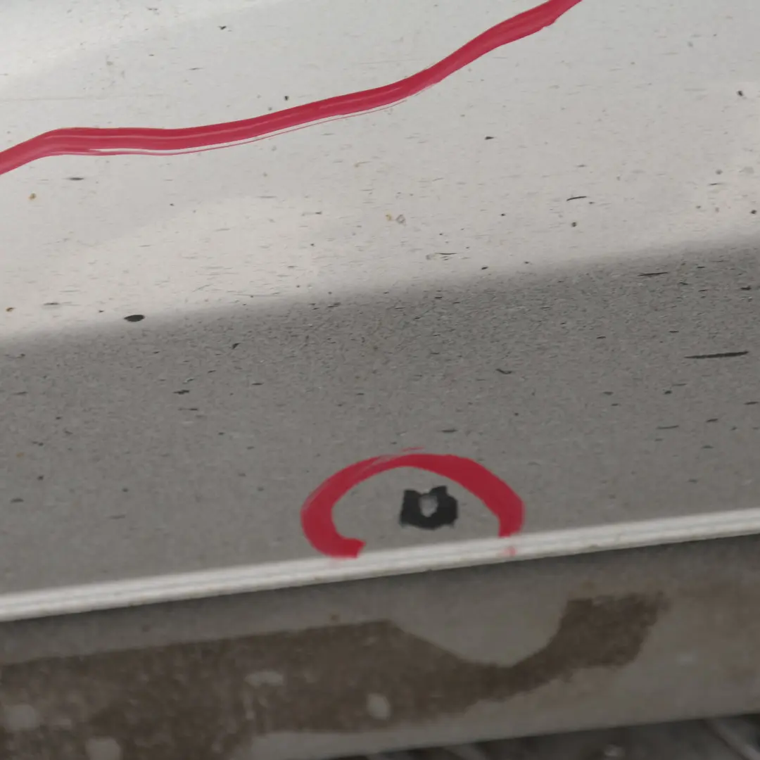 BMW E81 E82 M Sport Listello Portiera Gonna Dx Argento-Titanio Argento - SKU 0034732-TS1 - Numero di parte 34732
