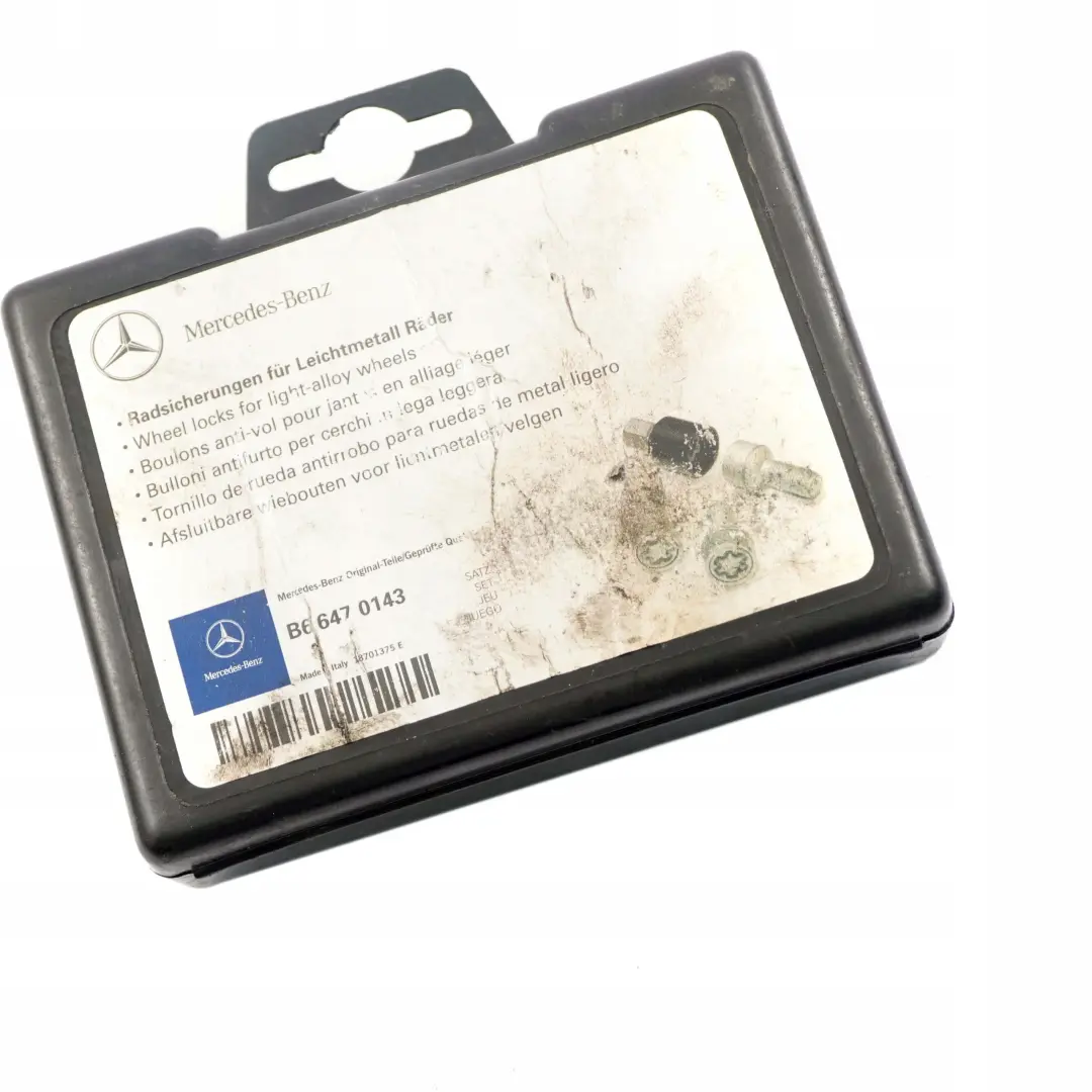 Mercedes-Benz C CLK Class W203 C209 Wheel Bolts Front Rear Set Box to with Part number A2035800010 Mercedes-Benz C CLK Class W203 C209 Wheel Bolts Front Rear Set Box - SKU A2035800010-1 - Part number A2035800010