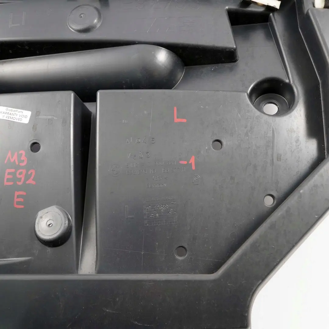 BMW E92 E92N E93 LCI M3 Guia parachoques trasero izquierdo Soporte De montaje - SKU 7900841-1 - Número de pieza 7900841