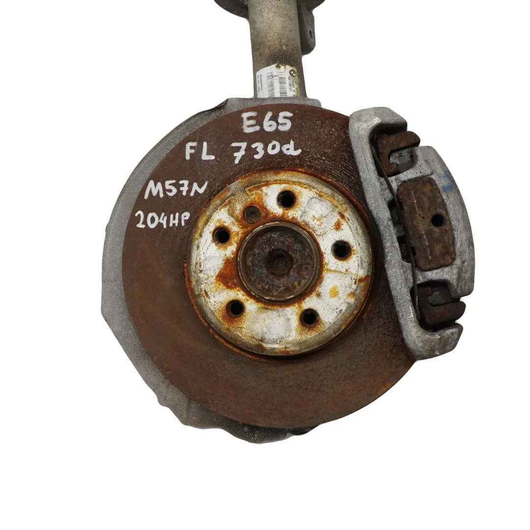 M57N Front Left N/S Leg Brake Disc Suspension Carrier to BMW 7 Series E65 730d with Part number 6786531 BMW 7 Series E65 730d M57N Front Left N/S Leg Brake Disc Suspension Carrier - SKU 6752597 - Part number 6786531