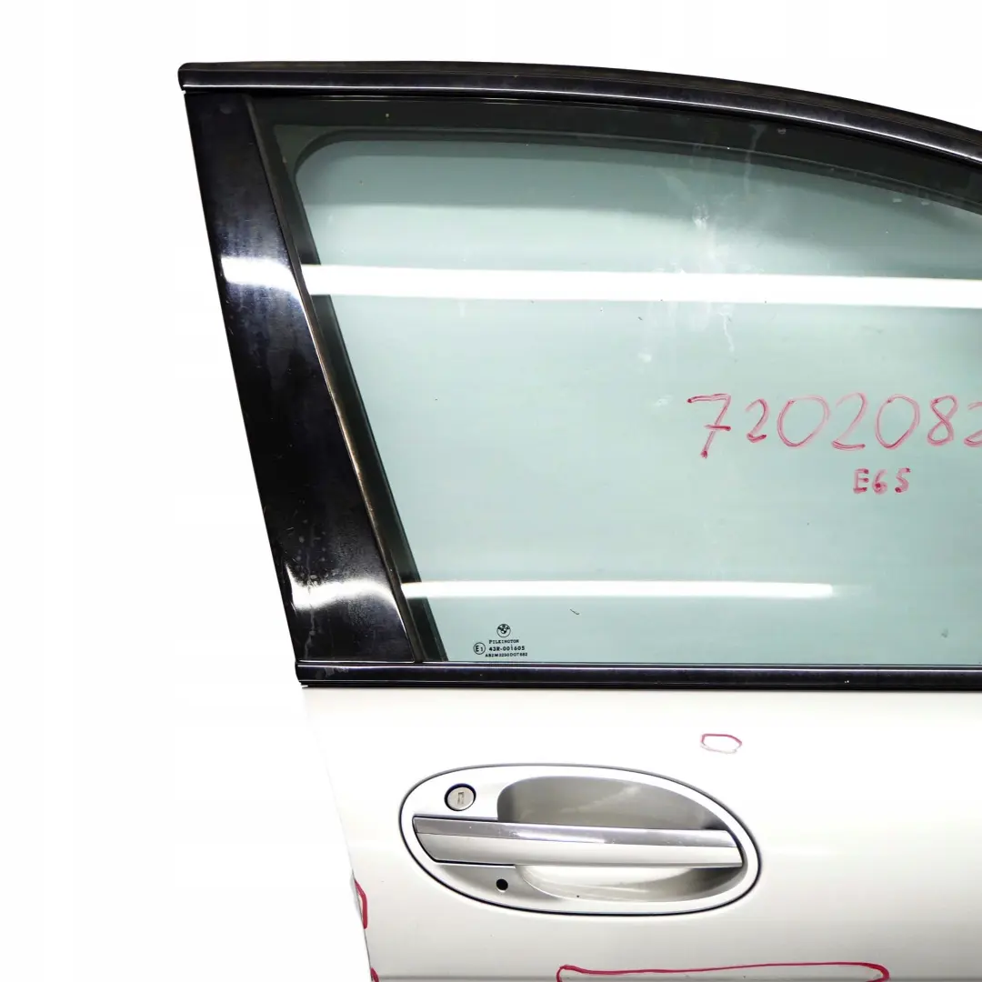 BMW 7 Series E65 E66 Door Front Right O/S Titansilber Titan Silver Metallic 354 - SKU 7202082-TS2 - Part number 7202082