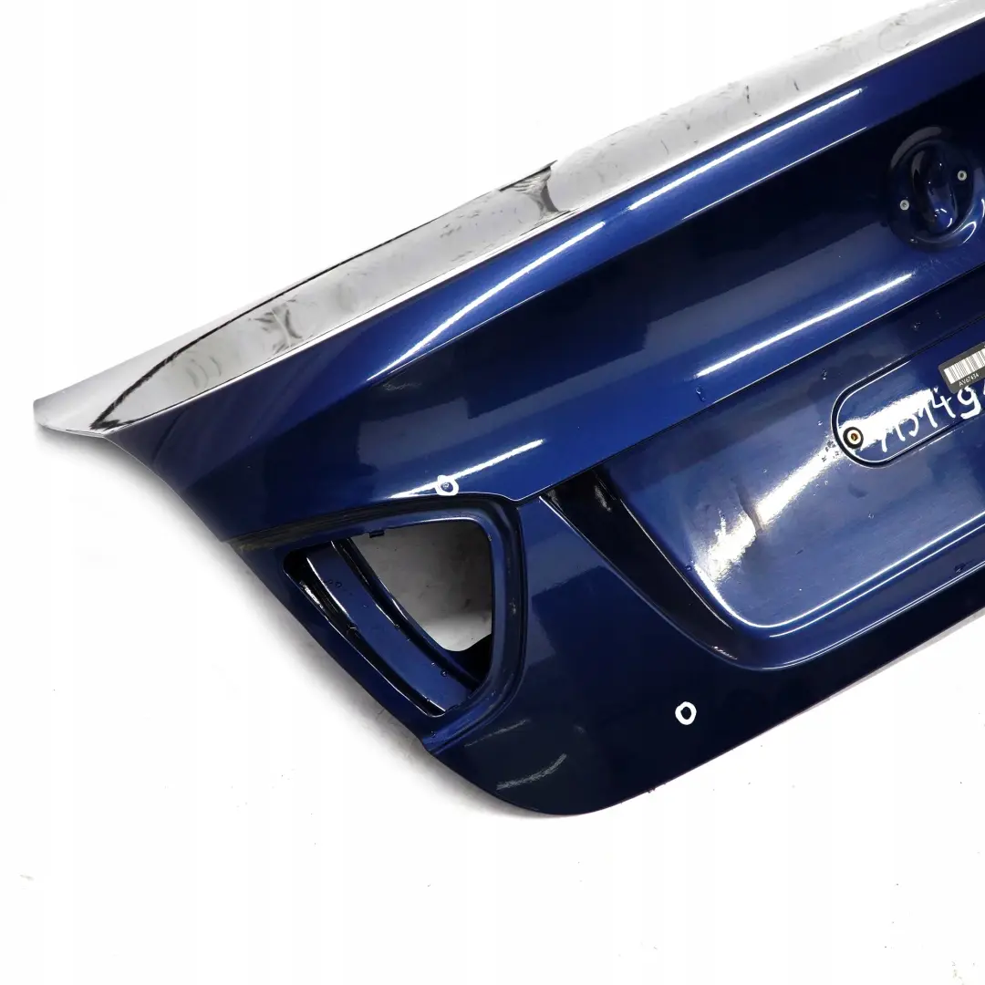 Boot Trunk Lid Tailgate Bootlid MYSTIC BLAU BLUE to BMW 3 SERIES 1 E90 Saloon Rear with Part number 41627151491 BMW 3 SERIES 1 E90 Saloon Rear Boot Trunk Lid Tailgate Bootlid MYSTIC BLAU BLUE - SKU 7151491-MYS1 - Part number 41627151491
