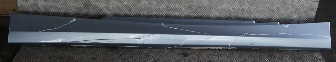 BMW E81 E82 E88 Sill Strip Faldon Lateral Derecho Bluewater Azul - 896