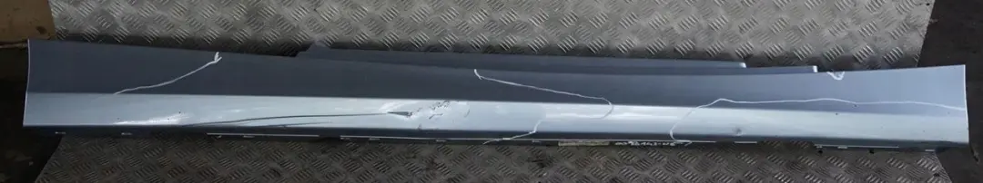 Sill Strip Side Skirt Right O/S Bluewater Blue - 896 BMW 1 Series E81 E82 E88 - SKU 0036142-WB1 - Part number 0036142