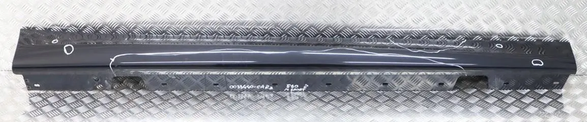 BMW 3 E90 E91 1 M Sport Bas de Porte Couverture Seuil Droite Noir de Carbone