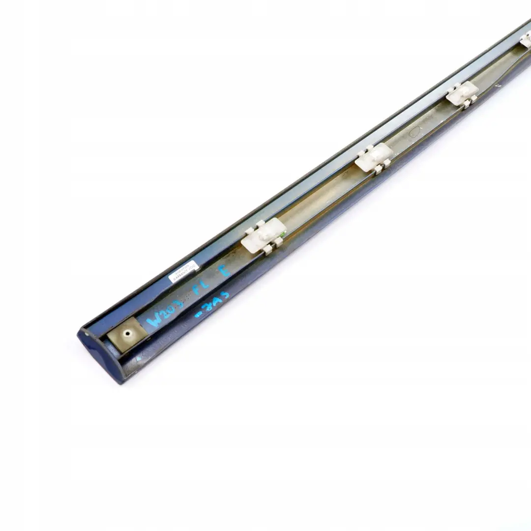  Mercedes-Benz C W203 Front Left N/S Door Trim Molding Strip Jaspis Blue - 345 - SKU A2036902162-JAS - Part number A2036902162