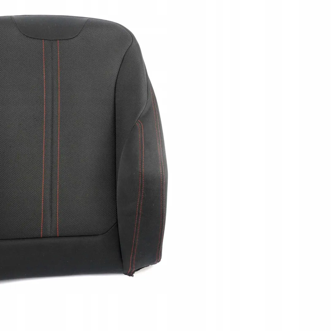 BMW F20 F30 LCI Front Left Sport Seat N/S Backrest Cover Cloth Anthracite Red - SKU 7475405 - Part number 7475405