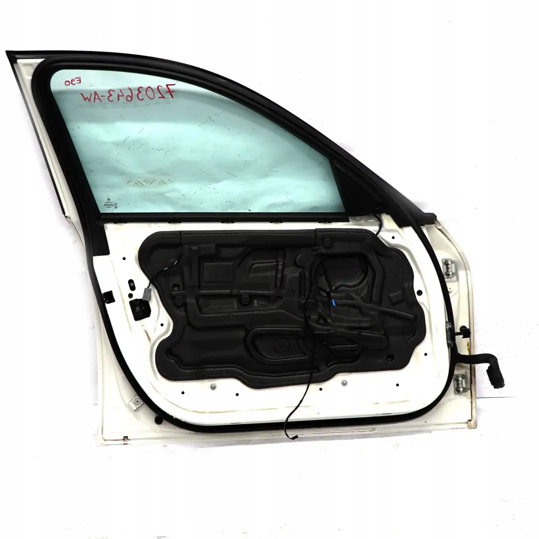 BMW E90 E91 Porte avant Gauche Blanc des Alpes Alpin Blanc - 300 - SKU 7203643-AW - Numéro de pièce 7203643