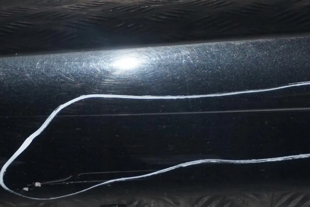 BMW 1 E87 M Sport Sill Strip Side Skirt Left N/S Sparkling Graphite - A22 - SKU 0033557-SG - Part number 0033557