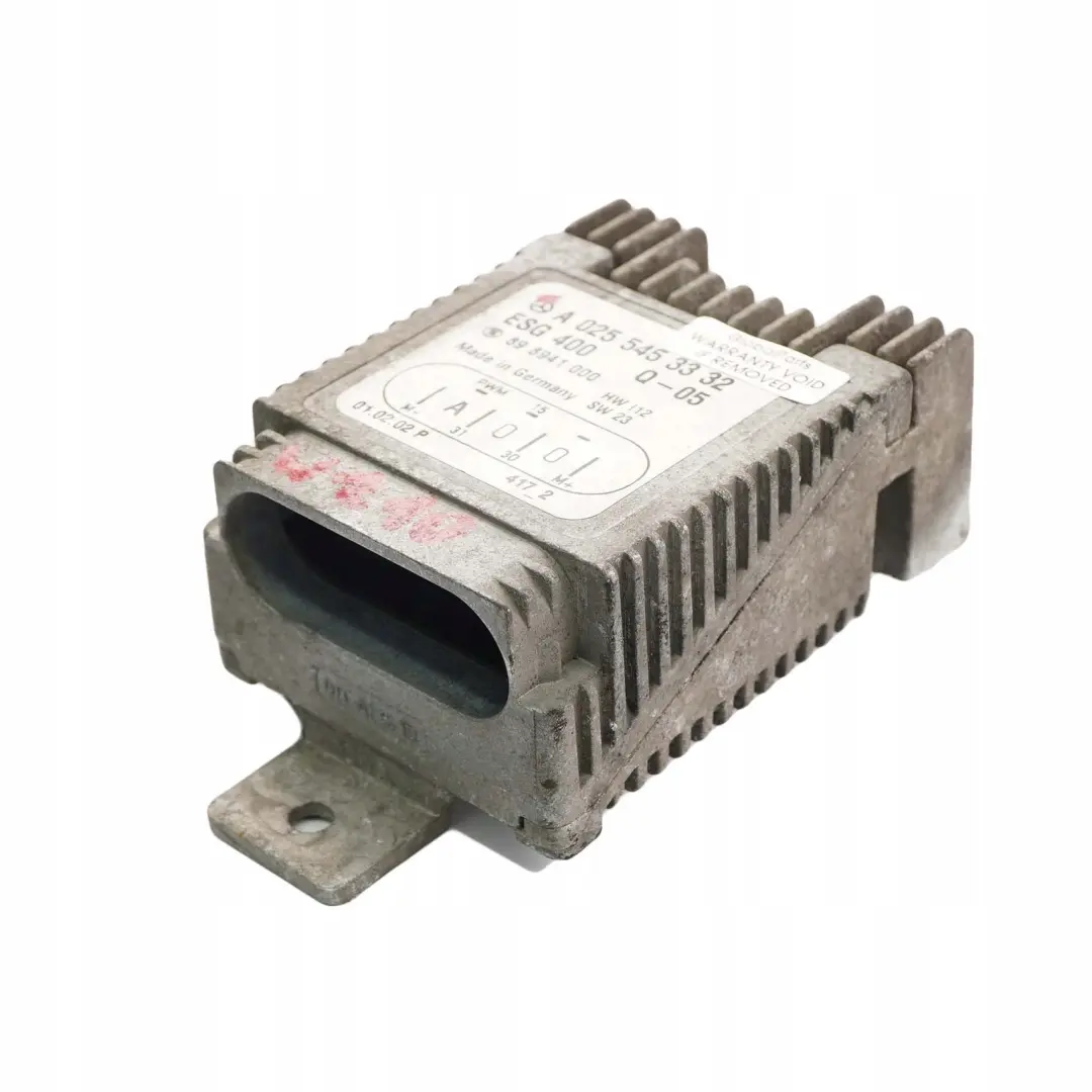 Mercedes W202 W210 motore raffreddamento radiatore ventola modulo controlo unità - SKU A0255453332 - Numero di parte A0255453332